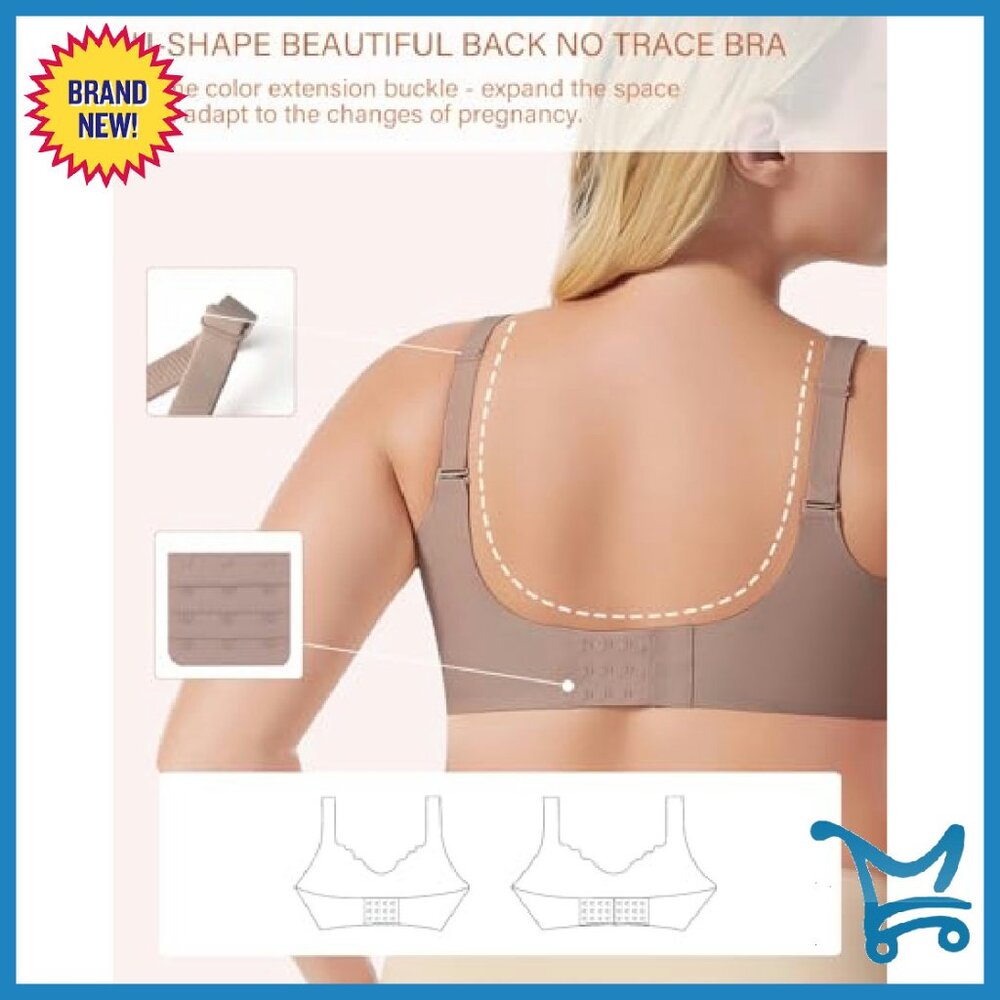 Wireless Nursing Bra Medium Seamless Maternity Su… - image 6